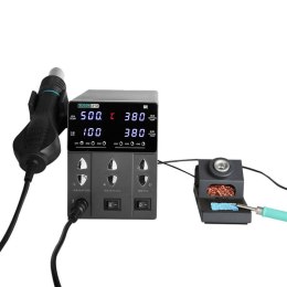 Stacja lutownicza SUGON 212 Hot Air + Lutownica kolbowa T12