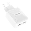 Ładowarka GaN Foneng EU50, 35W 2x USB-C na Type-C do Lightning (biała)