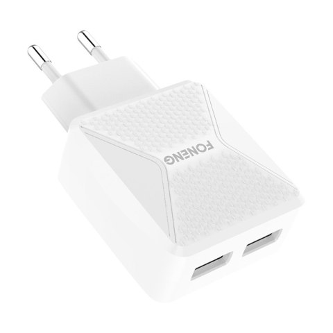 Ładowarka GaN Foneng EU50, 35W 2x USB-C na Type-C do Lightning (biała)