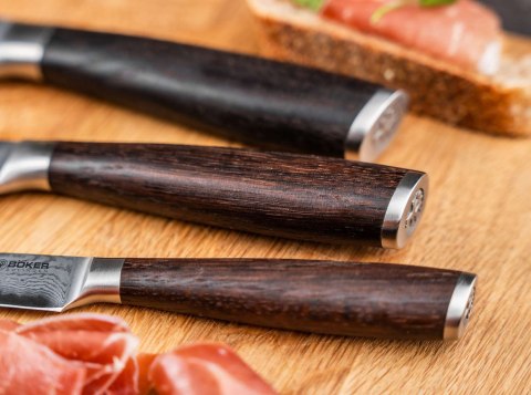 Nóż Böker Solingen Meisterklinge Damast Santoku
