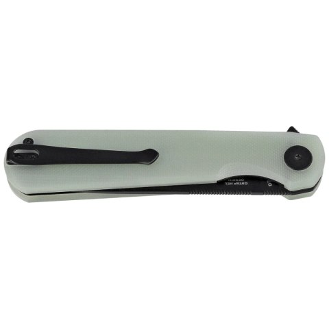 Nóż składany Bestechman Flick Jade G10, Black PVD D2 by Ostap Hel (BMK13E)