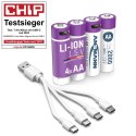 Akumulator Ansmann Li-Ion 18650 typ 3400 z USB-C