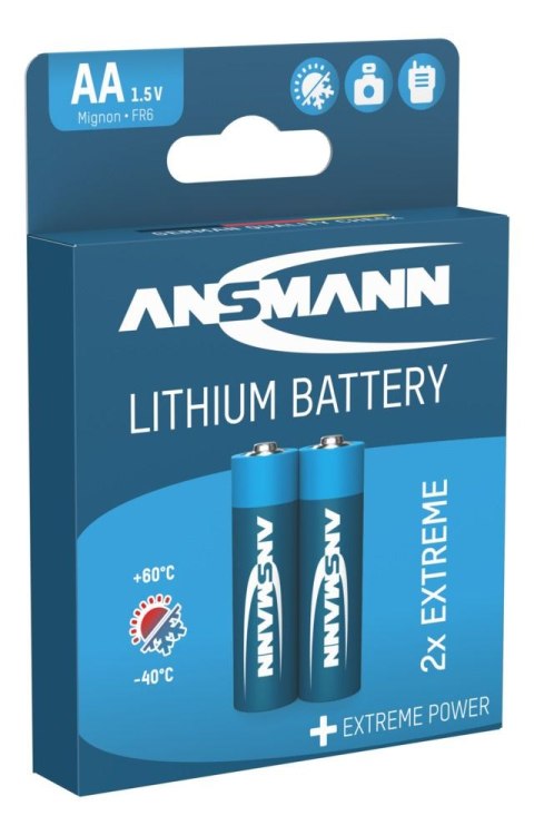 Baterie litowe Ansmann AA / FR6 2 szt.