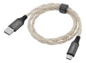 Kabel Ansmann USB-A/C z oświetleniem LED 100cm