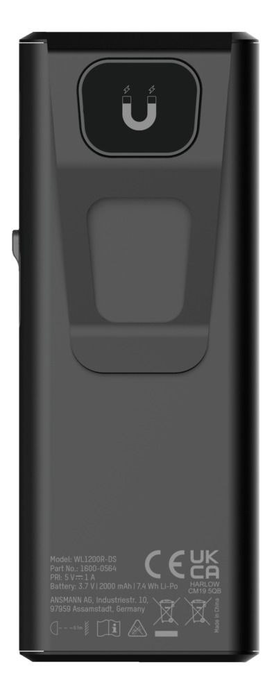 Lampa warsztatowa Ansmann WL1200R,1200lm, aku