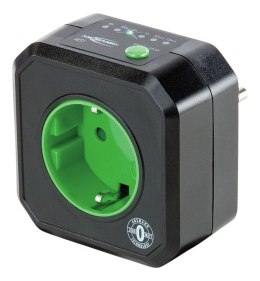 Programowane gniazdo Ansmann AES1, czarne, 230V