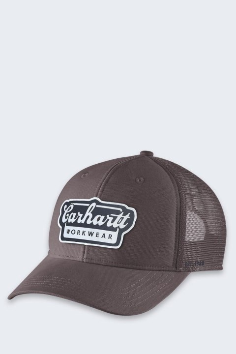 Czapka Carhartt Rugged Flex Twill Mesh DARK SEPIA