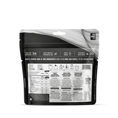 LYOFOOD Kurczak w pięciu smakach 500g