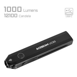 Latarka AceBeam UC20 WR UV 1000 lm USB-C