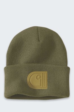 Czapka Carhartt C Patch Beanie DARK BRONZED GREEN