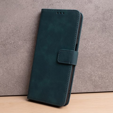 Etui Smart Velvet do Samsung Galaxy A17 4G / A17 5G ciemnozielone