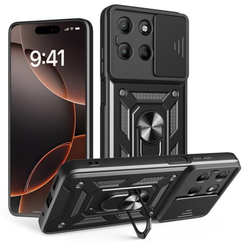 Nakładka Defender Slide do Motorola Moto G15 / G15 Power / G17 / G17 Power czarna