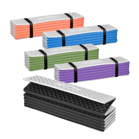 NC17103 KARIMATA SKŁADANA TURYSTYCZNA Z PODBICIEM ALUMINIOWYM + XPE 195 CM ZIELONA NILS CAMP