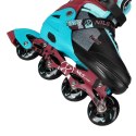 NA13810 ŁYŻWOROLKI TWIST NIEBIESKIE ROZM. L(39-42) NILS EXTREME