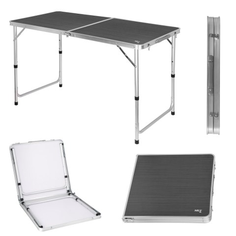 NC1605 CIEMNOSZARY STÓŁ KEMPINGOWY NILS CAMP