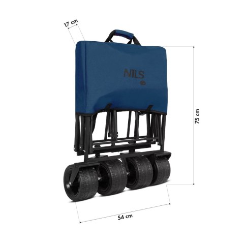 NC2605 WÓZEK NIEBIESKI 120L NILS CAMP