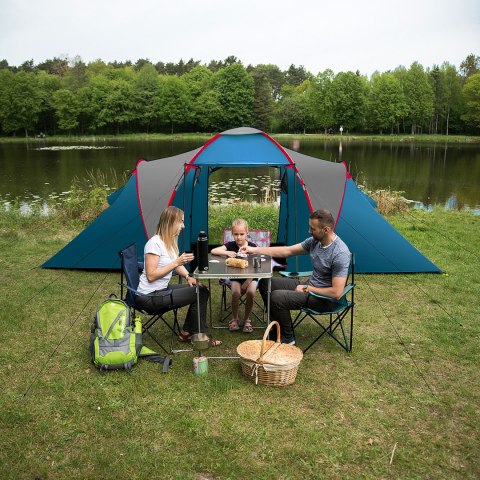 NC6431 NAMIOT KEMPINGOWY NIEBIESKI-JASNO SZARY HIGHLAND IV NILS CAMP