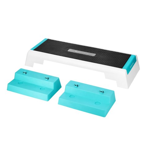 Step fitness HMS Premium AS007, biało-miętowy