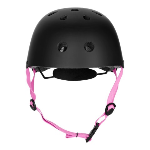 MTW001-1 KASK CZARNO-RÓŻOWY ROZM. L(58-61CM) NILS EXTREME