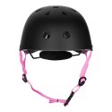 MTW001-1 KASK CZARNO-RÓŻOWY ROZM. S(52-56CM) NILS EXTREME