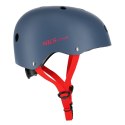 MTW001-1 KASK SZARO-CZERWONY ROZM. M(55-58CM) NILS EXTREME