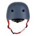 MTW001-1 KASK SZARO-CZERWONY ROZM. M(55-58CM) NILS EXTREME