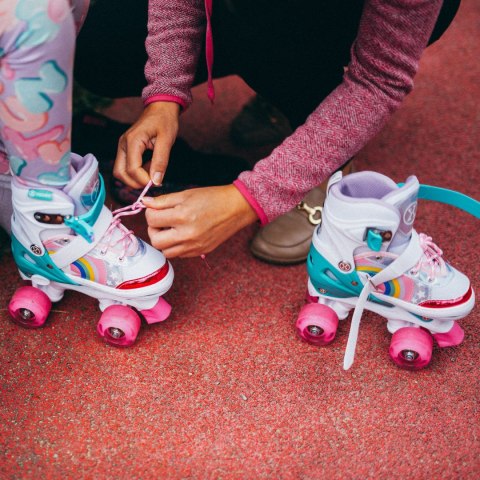 NQ0187 LED WROTKI RAINBOW ROZM. M(35-38) NILS EXTREME