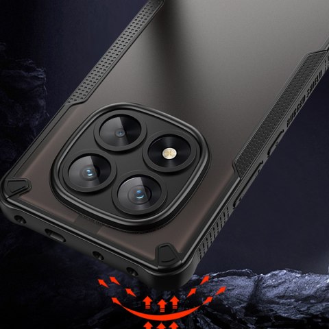 Nakładka Defender Matt do Xiaomi Redmi Note 14 Pro Plus 5G (Global) czarna