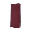 Etui Smart Magnetic do Samsung Galaxy A12 / M12 burgundowe