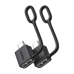 Adapter USB-C do USB-A Ugreen LS503, 2 sztuki (biały)