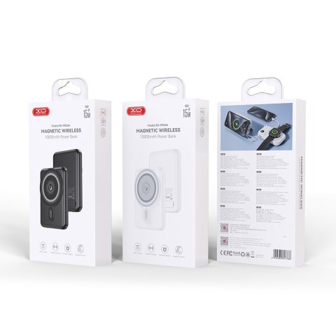 XO power bank magnetyczny PR264 20W 10000mAh biały do MagSafe