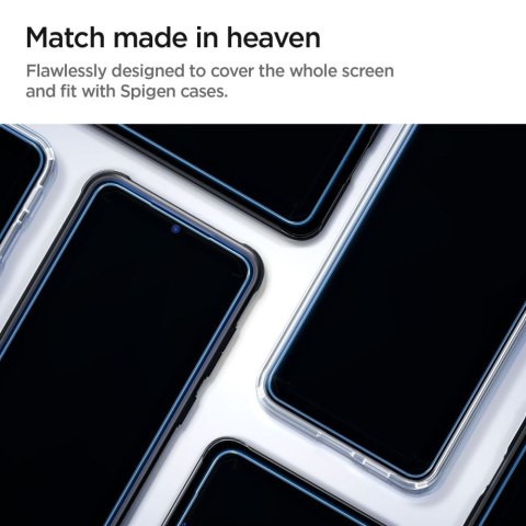 Spigen szkło hartowane GLAS.TR "EZ FIT" 2-pack do Samsung Galaxy S24 / S25 przezroczyste