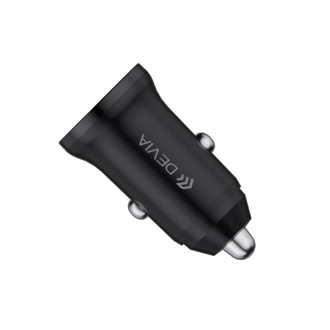 Devia ładowarka samochodowa Smart Mini PD QC 3.0 30W 1x USB 1x USB-C biała