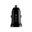 Devia ładowarka samochodowa Smart Mini PD QC 3.0 30W 1x USB 1x USB-C biała