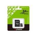 Kingston *microSD 64GB Canvas Select+ G3 100MB/s Adapt
