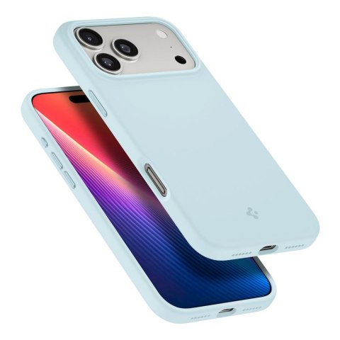 Spigen nakładka Silicone Fit Mag Magsafe do iPhone 17 Pro Max niebieska