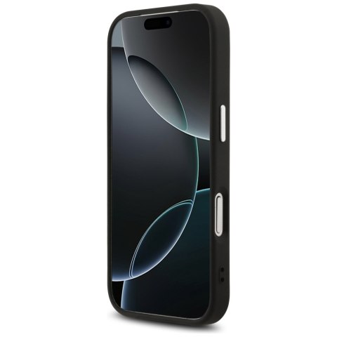 Karl Lagerfeld nakładka Magsafe PU case with Karl&Choupette heads pins logo and metal camera buttons do iPhone 17 Pro Max czarna