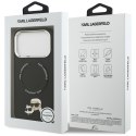 Karl Lagerfeld nakładka Magsafe PU case with Karl&Choupette heads pins logo and metal camera buttons do iPhone 17 Pro czarna