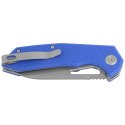 Kubey Vagrant Blue G10, Sand Blasted 14C28N by Maksim Tkachuk (KU291P)