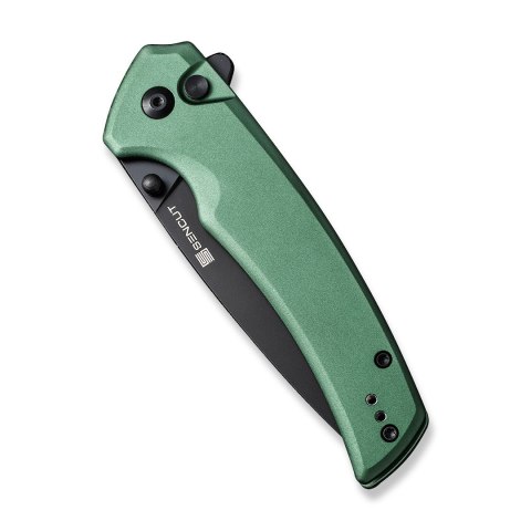Nóż SENCUT Serene D2 Zielony Aluminium Drop Point 208mm