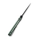 Nóż SENCUT Serene D2 Zielony Aluminium Drop Point 208mm