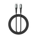 BWOO kabel Pleciony USB-C - Lightning 2m 30W czarny