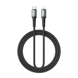 BWOO kabel Pleciony USB-C - Lightning 2m 30W czarny