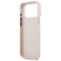 Guess nakładka Grained Big 4G & Stand Camera do iPhone 17 Pro Max różowa