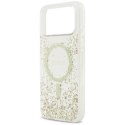 Guess nakładka Resin Bottom Glitter MagSafe do iPhone 17 Pro Max złota