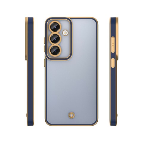 Nakładka Silky Gold do Oppo Reno 13F 5G (Global) / 13FS 5G niebieska