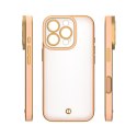 Nakładka Silky Gold do iPhone 13 6,1" różowa