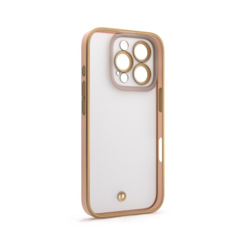Nakładka Silky Gold do iPhone 15 6,1" różowa