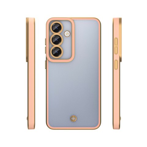 Nakładka Silky Gold do Xiaomi Redmi 14C 4G/ 14C 5G / Redmi A4 / POCO C75 różowa