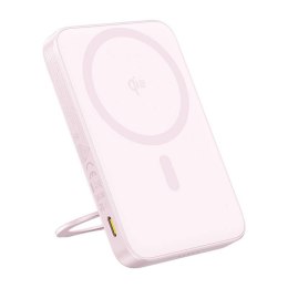 Powerbank Baseus ze stojakiem PicoGo Qi2 5000mAh 20W (różowy)